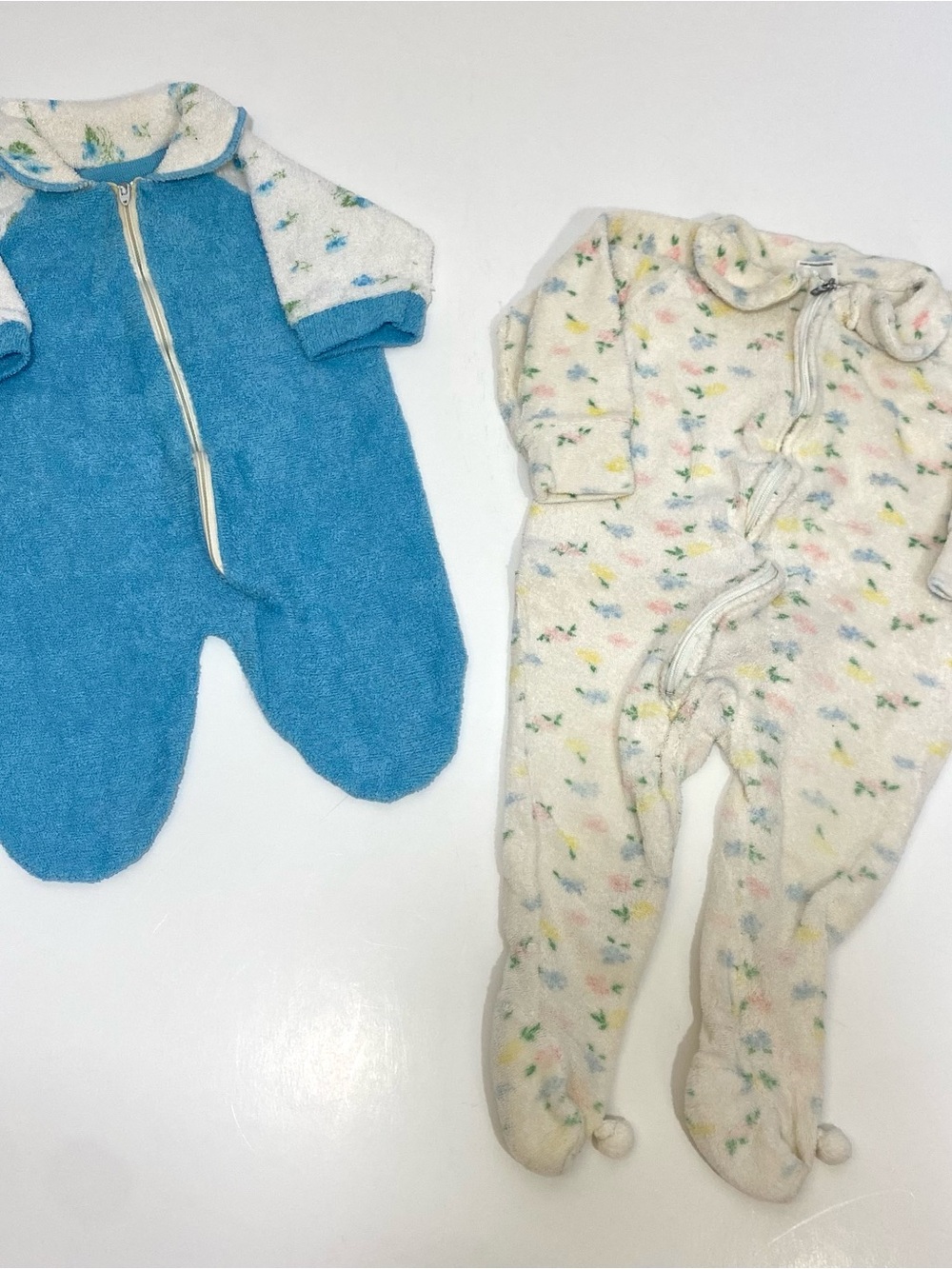 Vintage 80’s Footed Baby Sleeper Lot